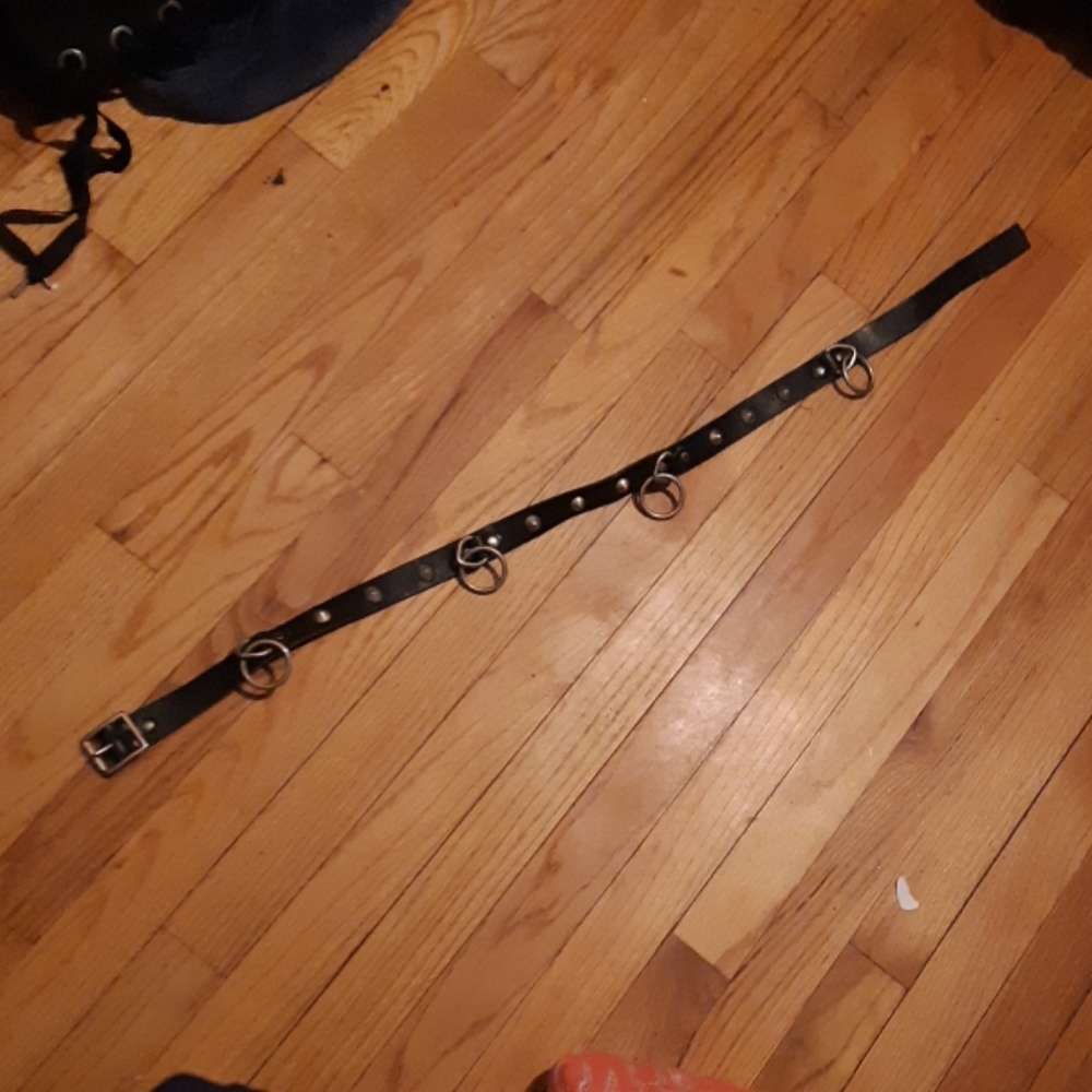 Bondage belt bought in the village nyc RARE! Real deal leather rarest one